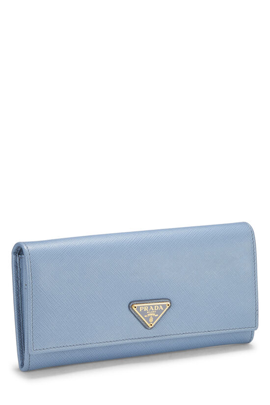Blue Saffiano Continental Wallet, , large image number 1