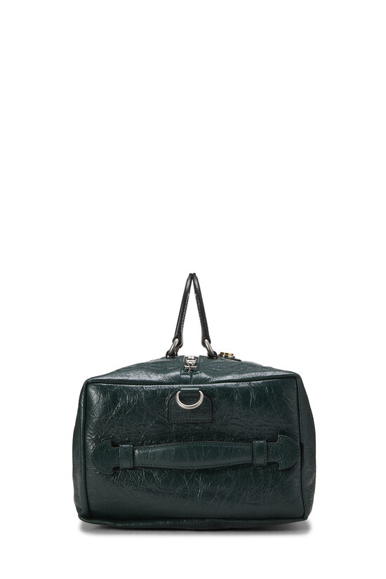 Green Leather Soft Backpack, , large image number 3