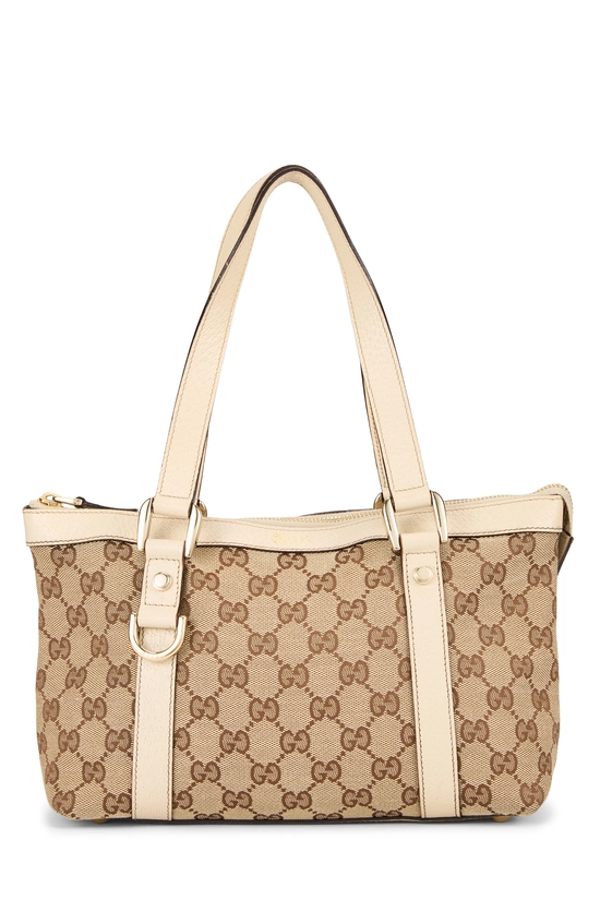 Original GG Canvas Abbey Zip Tote Small, , large image number 0