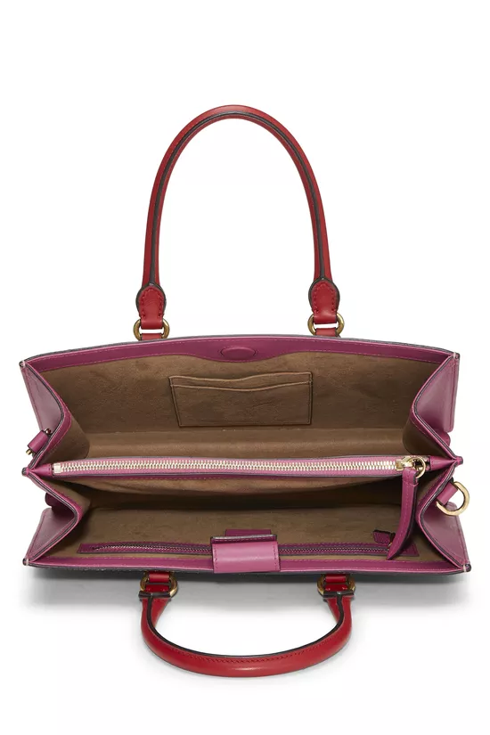 Multicolor GG Supreme Canvas Top Handle Tote, , large image number 5