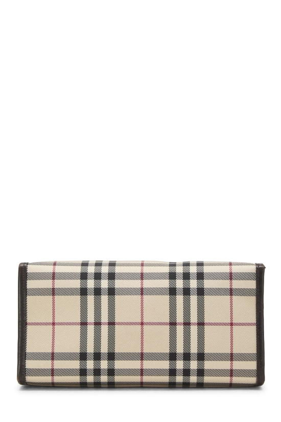 Brown House Check Jacquard Shopping Handbag Small, , large image number 4