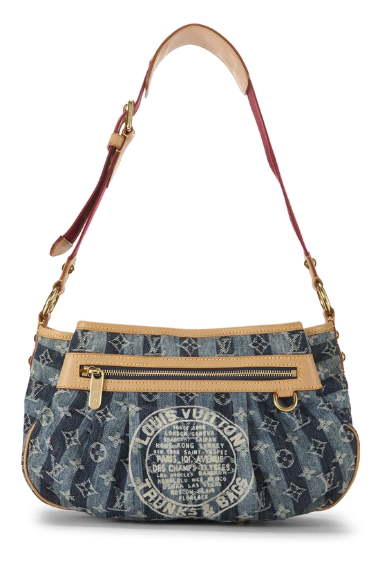 Blue Monogram Denim Baggy MM, , large image number 0