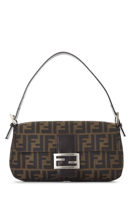 Brown Zucca Canvas Baguette, , large image number 0