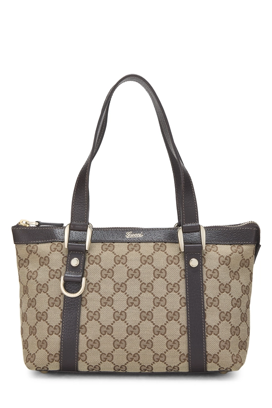 Original GG Canvas Abbey Zip Tote Small, , large image number 0