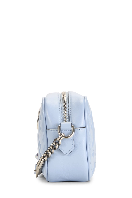 Blue Leather Marmont Crossbody Mini, , large image number 2