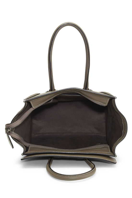 Grey Drummed Calfskin Luggage Micro, , large image number 5