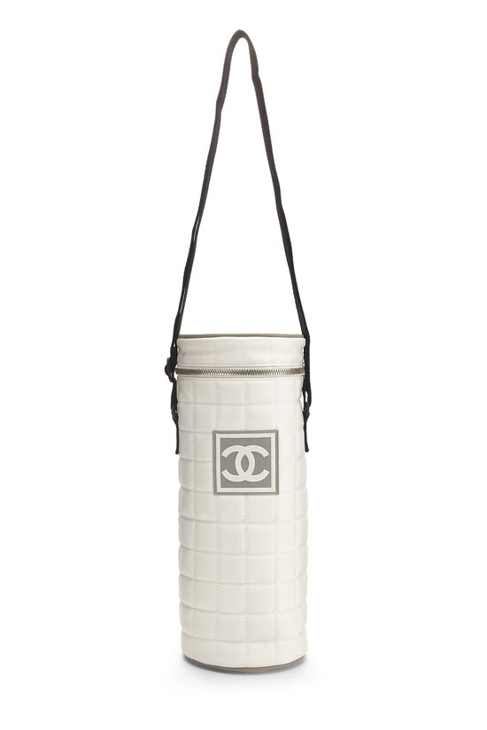 Chanel White Nylon Sportline Bottle Holder Q6H0GQ2SWB006