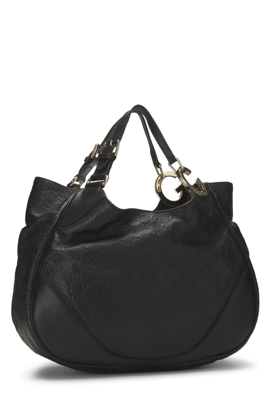 Black Guccissima Charlotte Tote Large, , large image number 1