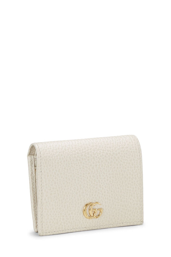 White Leather GG Card Case, , large image number 1