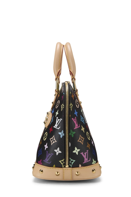 Takashi Murakami x Louis Vuitton Black Monogram Multicolore Alma PM, , large image number 2