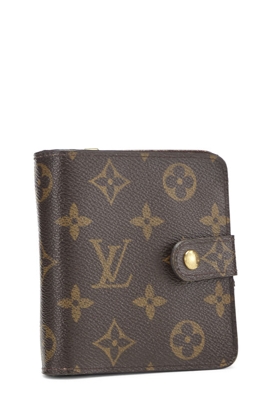 Louis-Vuitton Monogram Set-of-4-Compact-Zip Small Wallet