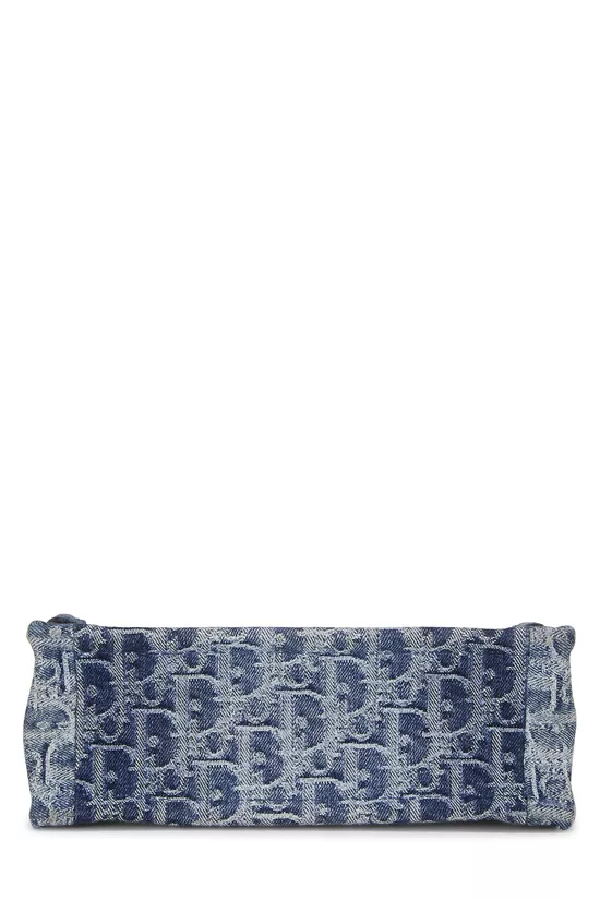 Navy Oblique Denim Book Tote Mini, , large image number 4