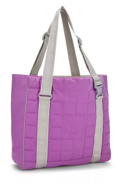 Pink Nylon Sportline Chocolate Bar Tote, , large