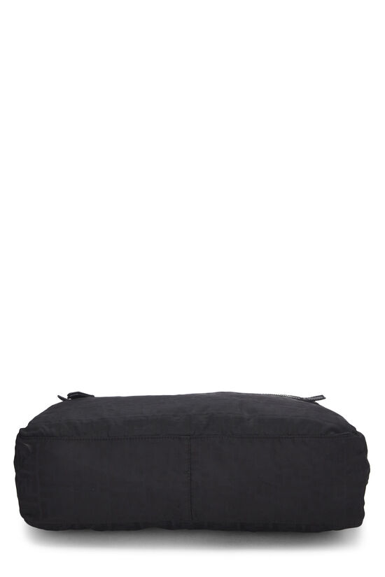 Black Zucchino Nylon Messenger Bag, , large image number 4