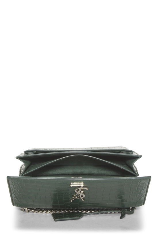 Green Embossed Leather Sunset Medium, , large image number 5