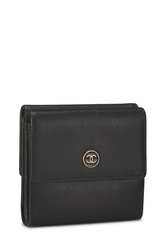 Black Calfskin Compact Wallet, , large image number 1