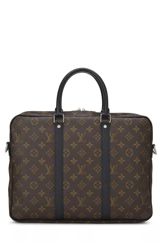 Monogram Macassar Porte-Documents Voyage, , large image number 3