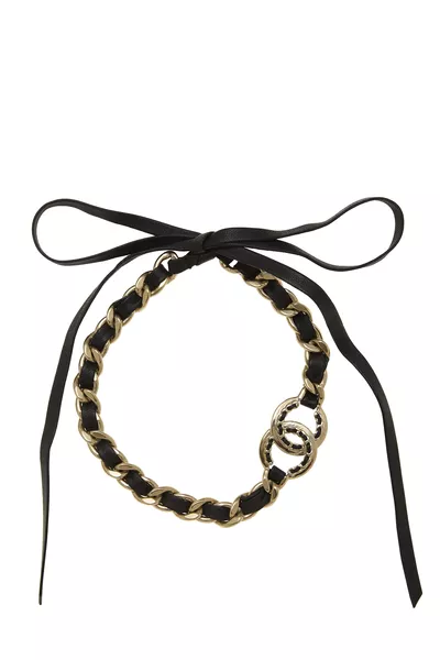 Gold 'CC' Choker