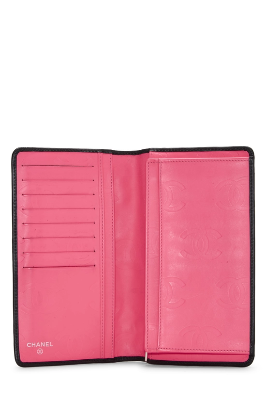 Black Quilted Calfskin Cambon Wallet, , large image number 3