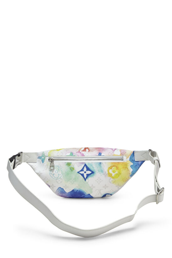 White Monogram Watercolor Discovery Bumbag, , large image number 4