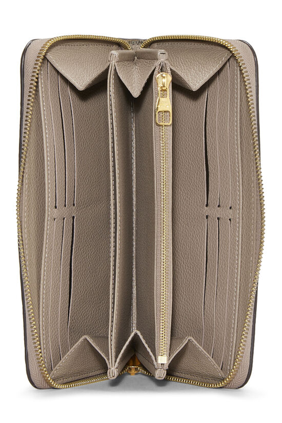 Louis Vuitton Grey Giant Monogram Empreinte Zippy Continental  