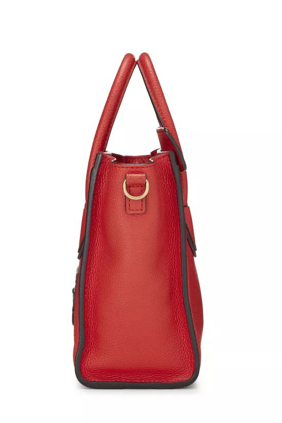 Red Leather Luggage Nano, , large image number 2