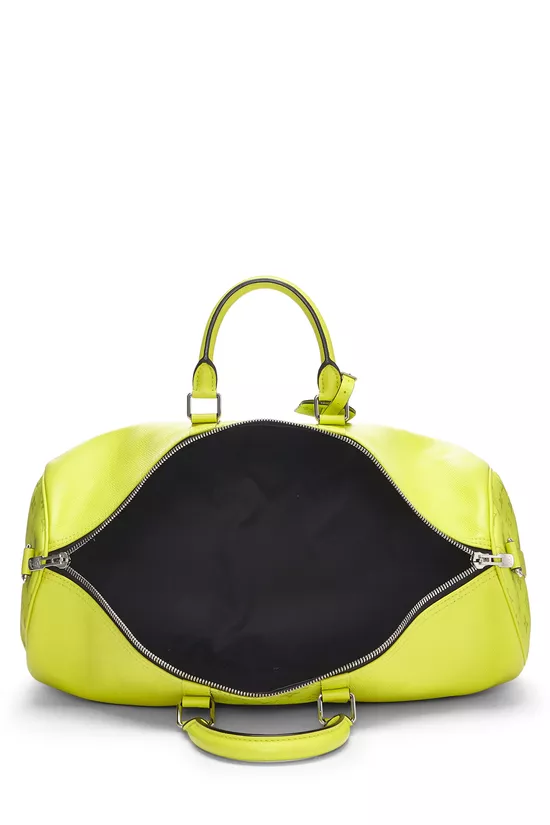 Yellow Taigarama Keepall Bandouliere 50, , large image number 5