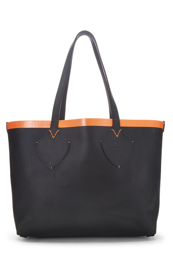 Orange House Check Canvas Reversible Tote Large, , large image number 3