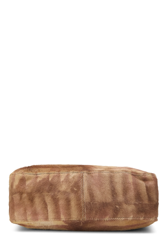 Brown Ponyhair Shoulder Bag, , large image number 4