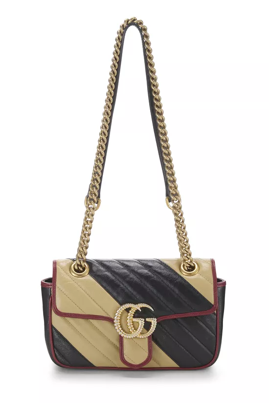 Multicolor Leather GG Marmont Shoulder Bag Mini, , large image number 0