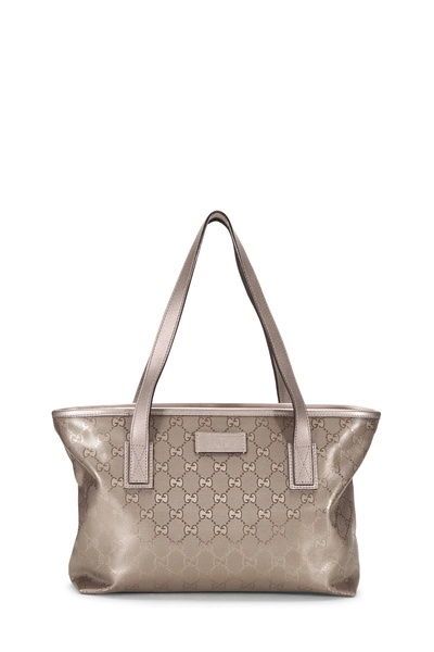 Gucci Purple GG Imprime Supreme Tote Small