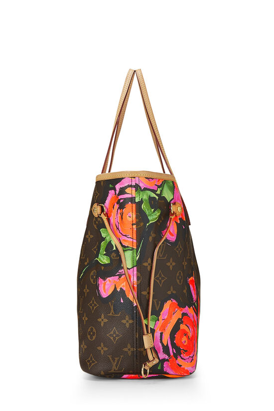 Stephen Sprouse x Louis Vuitton Monogram Canvas Roses Neverfull MM, , large image number 2