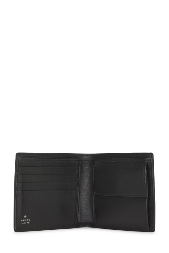 Black Leather Horsebit Wallet, , large image number 3