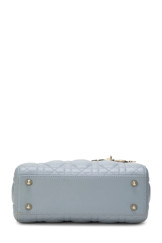 Blue Cannage Lambskin My ABCDior Lady Dior Small, , large image number 4