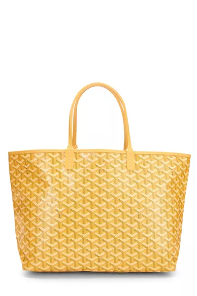 Yellow Goyardine Canvas Saint-Louis PM