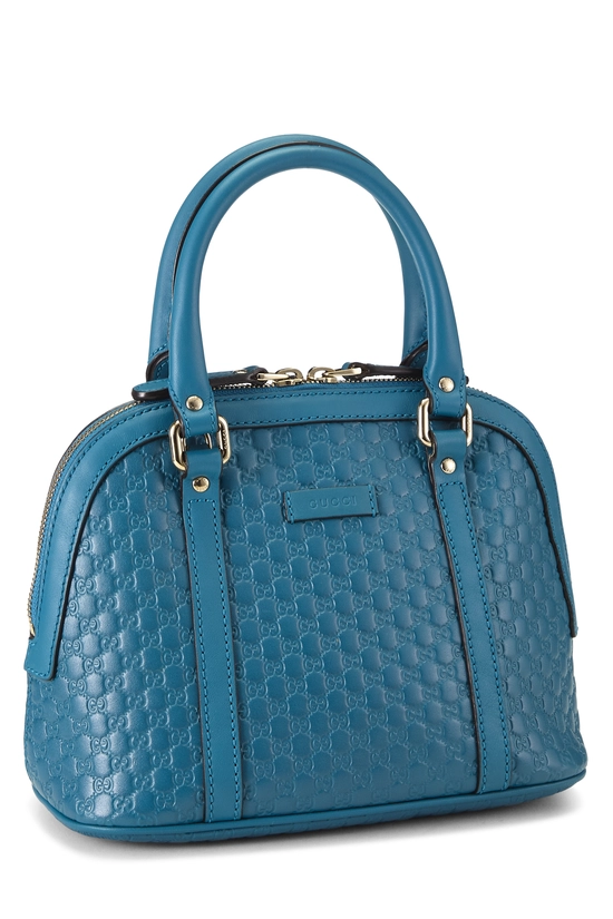 Blue Microguccissima Nice Dome Bag Small, , large image number 1