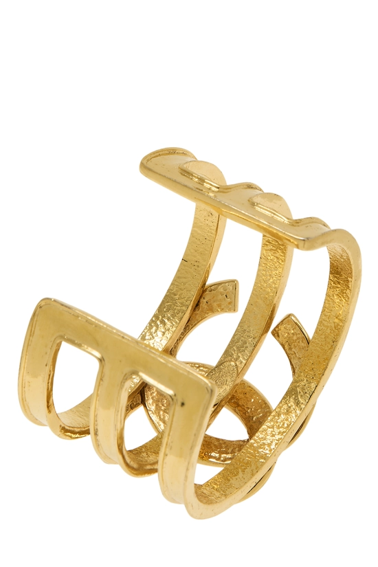 Gold 'CC' Cuff, , large image number 1