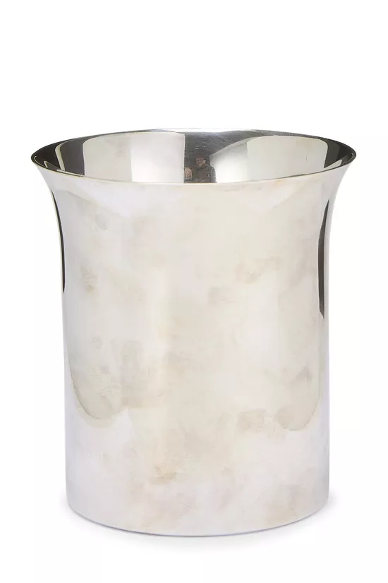 Silver Plated Circular Vase, , large image number 0