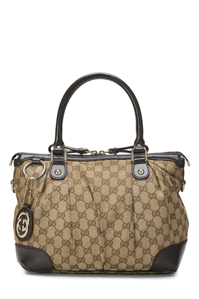Gucci Original GG Canvas Zip Sukey Handbag Medium — photo 1
