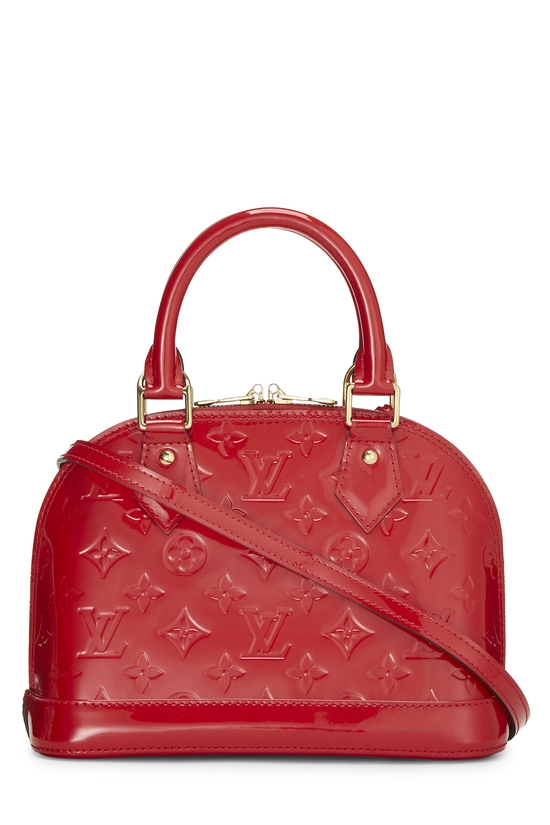Red Monogram Vernis Alma BB NM, , large image number 3