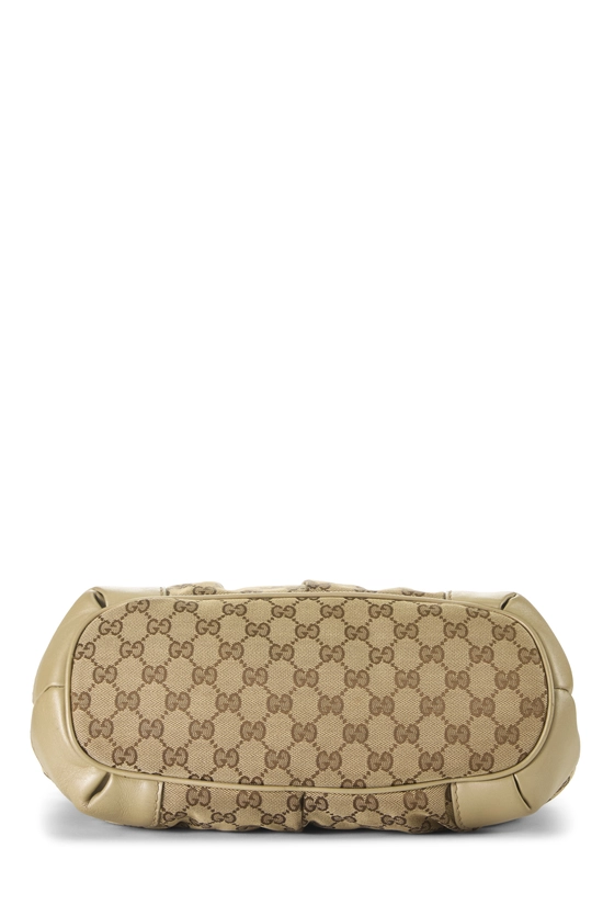 Gold Original GG Canvas Sukey Zip Handbag Large, , large image number 4