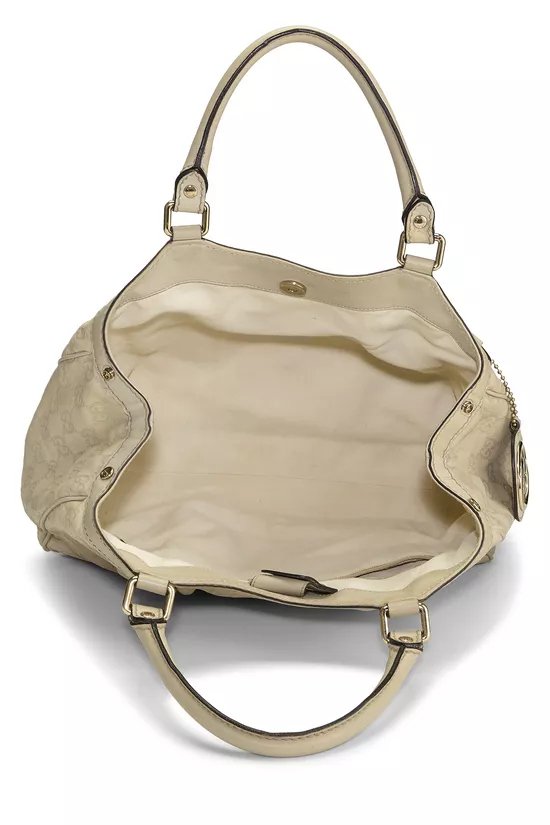 White Guccissima Sukey Tote, , large image number 3
