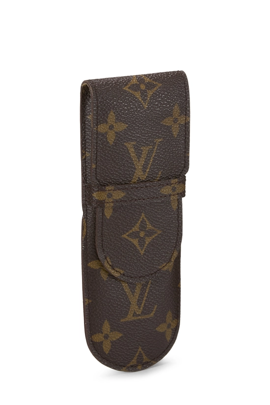 Brown Monogram Etui Stylos Pen Case, , large image number 1