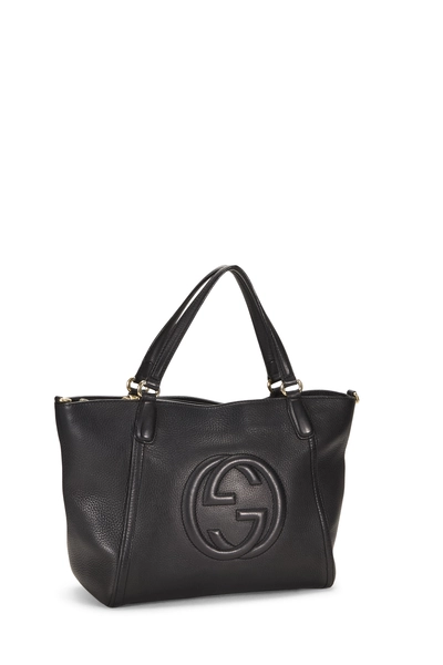 Gucci Black Grained Leather Soho Top Handle Bag — photo 2