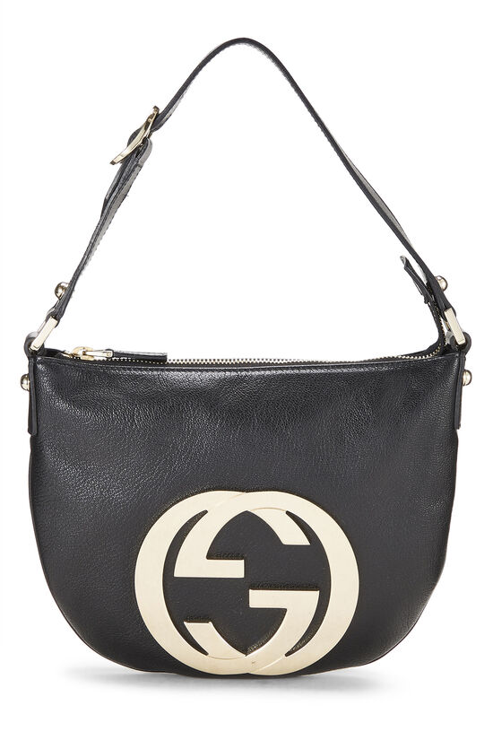 Black Leather Blondie Hobo Small, , large image number 0