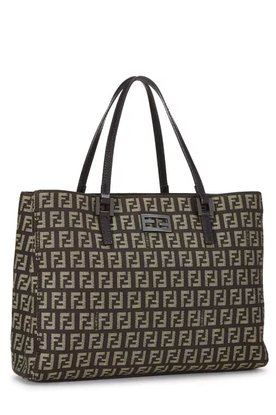 Brown Zucchino Canvas Tote Small, , large