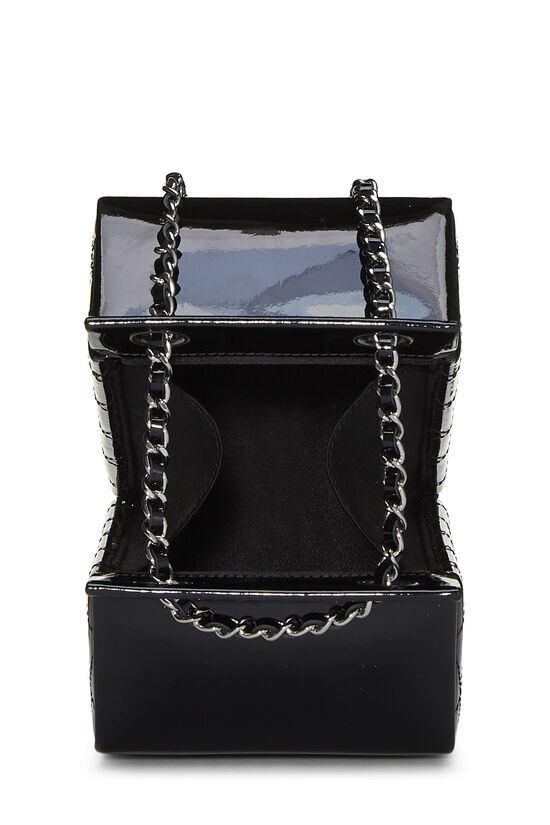 Chanel Black Patent Leather Milk Carton Bag Q6BFVE27KB003