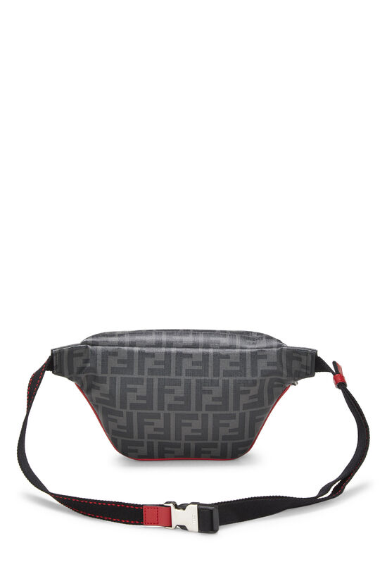 Black Zucca Coated Canvas Waist Pouch, , large image number 3