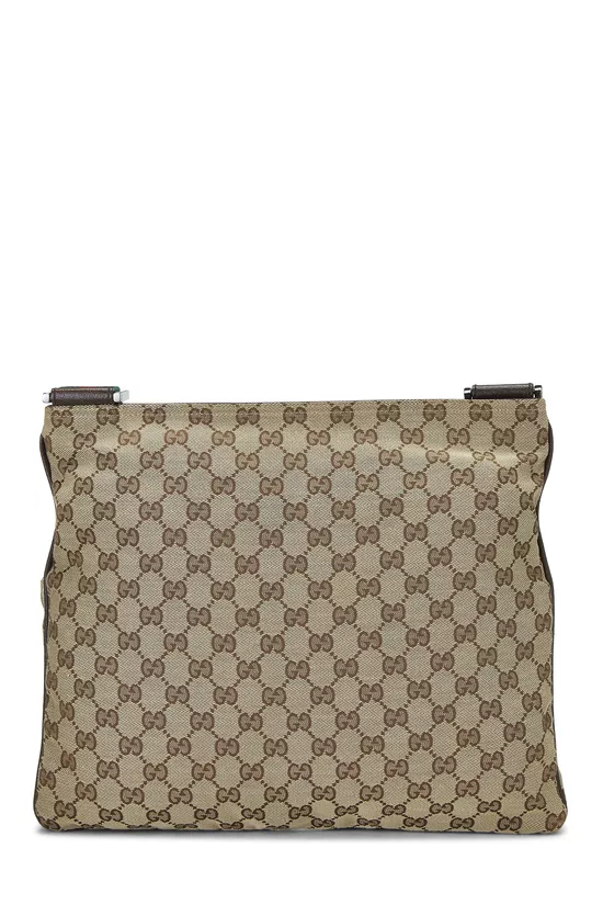 Original GG Canvas Web Double Pocket Messenger, , large image number 3