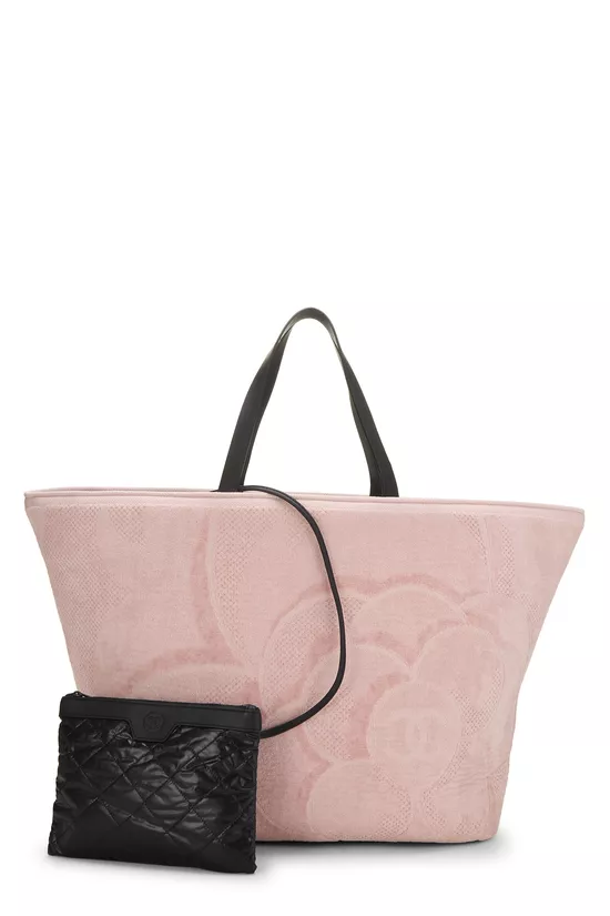 Pink Terry Cloth Tote Large, , large image number 3